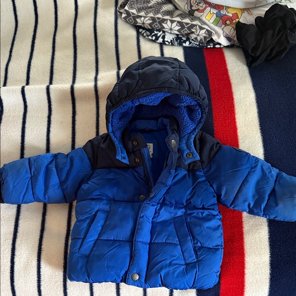 GAP Kids Blue Puffer Jacket